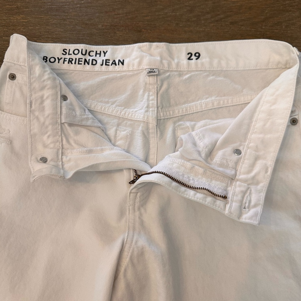 Banana Republic White Jeans
